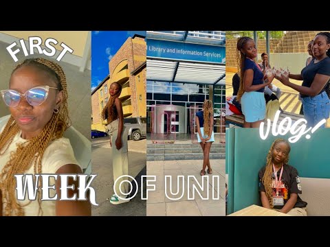 *realistic* FIRST WEEK OF UNI VLOG| FIRST YEAR