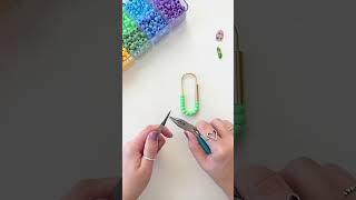 DIY Pickle Keychains - full video (with supplies linked) on my channel. #crafts #craftideas #diy