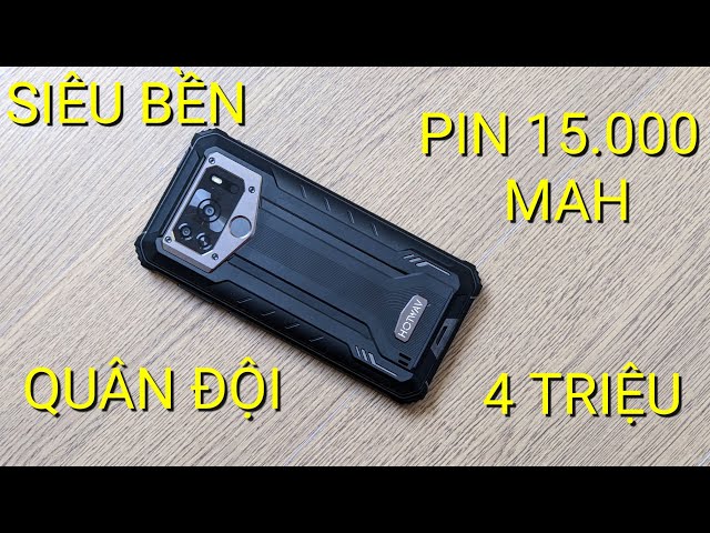 UNBOX HOTWAY W10:  PIN 15.000 MAH, SIÊU BỀN, CHUẨN QUÂN ĐỘI, GIÁ 4 TRIỆU !!!