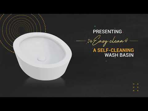 Hindware Easy Clean I Self Cleaning Smart Basin