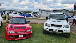 Crazy Lineup of Evos at Japfest