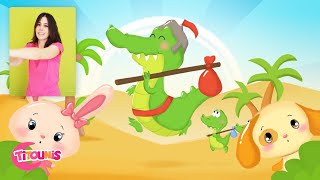 Run cocodrile! | Sing and dance with Titounis | Nursery rhymes for kids and toddlers