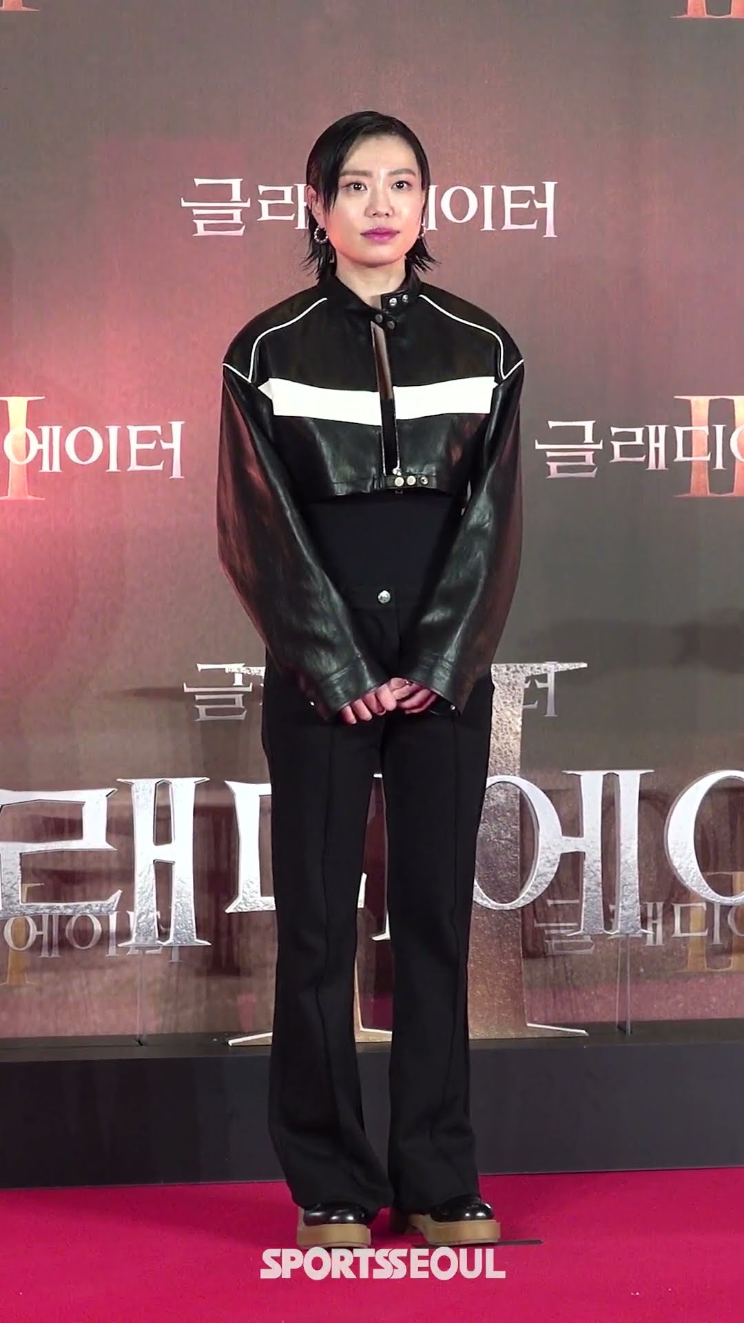 김예지, 착장부터 카리스마 가득
