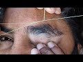 Heavy Growth Eyebrow Threading Tutorial | Thik Eyebrow Shaping | @bhatia bijal .