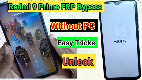 Redmi 9 Prime FRP Bypass  || Redmi 9 Prime (M2004J19I) Hard Reset or Pattern Unlock Easy Trick