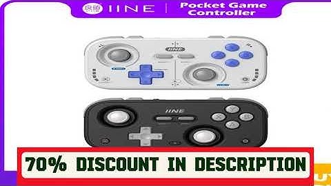 A must-have product! IINE Retro Pocket Game Controller /Compact & Portable Hall Joysticks + 1000Hz