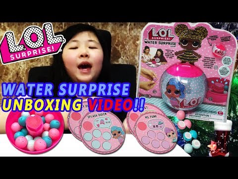 LOL WATER SURPRISE GAME UNBOXING REVIEW!