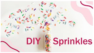 HOW TO: DIY Polymer Clay Sprinkles | For Crafting Decoration