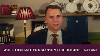 World Banknotes e-Auction | Highlights - Part I