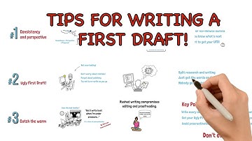First Draft Tips for STUDENTS and WRITERS!