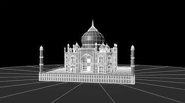 The Taj Mahal in 3D, Maya