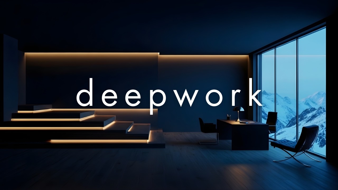 DEEP WORK • Quiet Luxury Mountain Office for Focus (No Distractions)