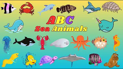 ABC Sea Animals 🐠🐙🐳 | Alphabet Animals Song for Kids 8TH525 | Kids TV