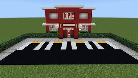 KFC Restaurant Design Minecraft 1.20!