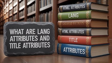 What are Lang attributes and Title attributes | Html in Hindi Part 10|