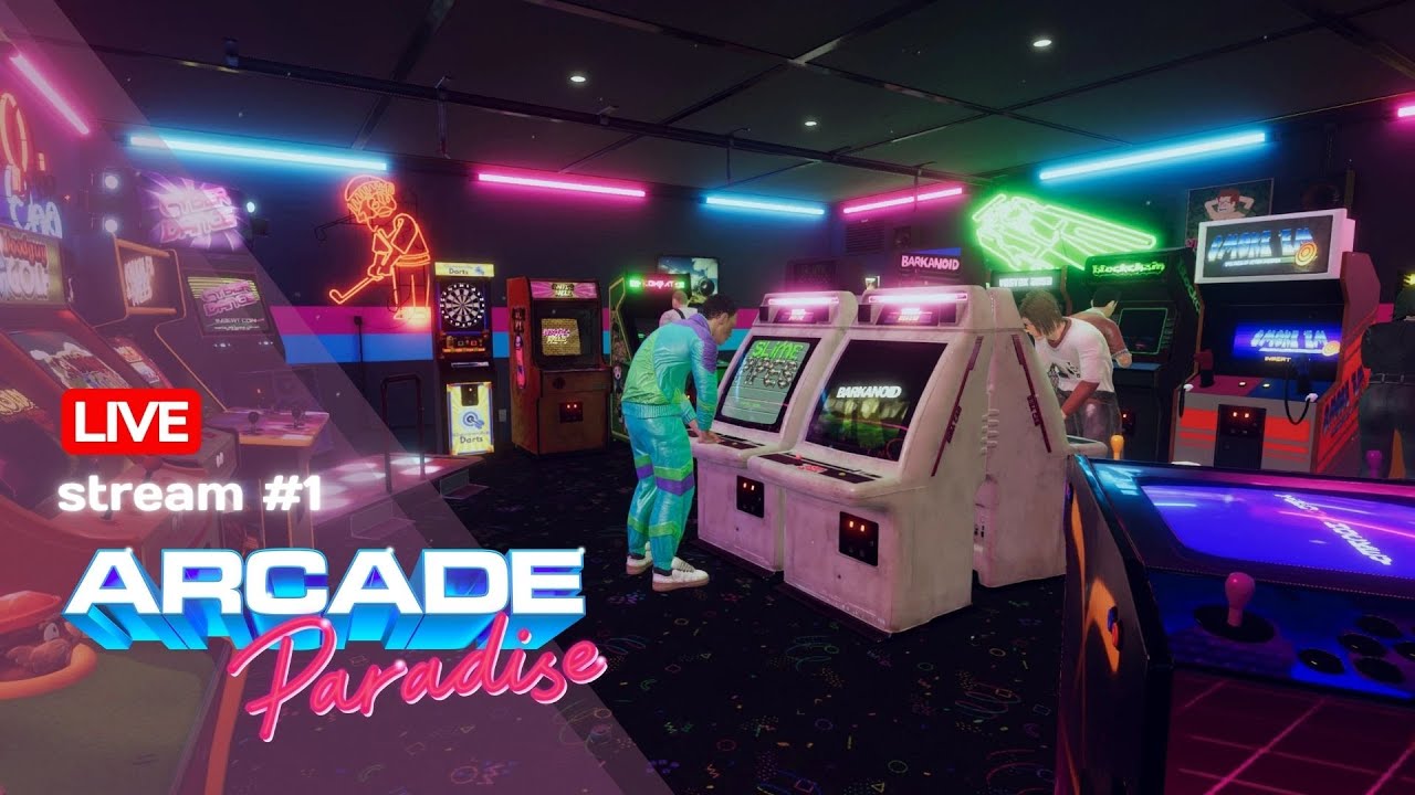 90'S ARCADE | Stream 1 | Arcade Paradise LIVE - YouTube