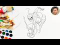 Step-by-Step Spider-Man Drawing | Pencil Sketch for Beginners