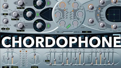 How to make Chordophone Synth with ES2 from start to finish - Logic Pro X Tutorial