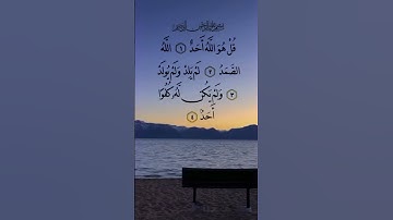 #القرآن_الكريم #سورة الإخلاص #قرآن #fyp #foryou #quran #explore