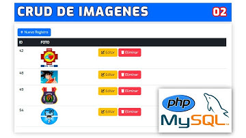 Diseño - Como Hacer un CRUD de IMAGENES en PHP y MySQL | parte 02