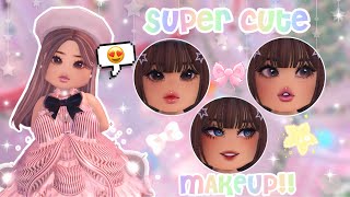 Cute FACES MAKEUP Tutorial! Roblox Royale High | LauraRBLX by LauraRBLX 15,175 views 5 months ago 9 minutes, 51 seconds