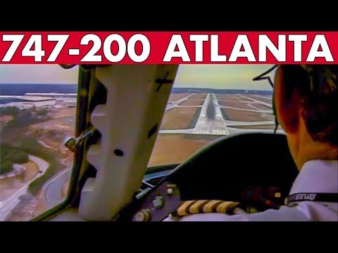 Piloting The Boeing 747 Classic Into Atlanta 2001