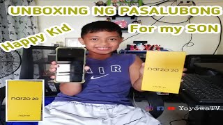 REALME NARZO 20 UNBOXING NANG GIFT KO SA AKING ANAK | YOYOWATV