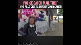 Police Catch Mail Thief Who Also Stole Someone's Medication