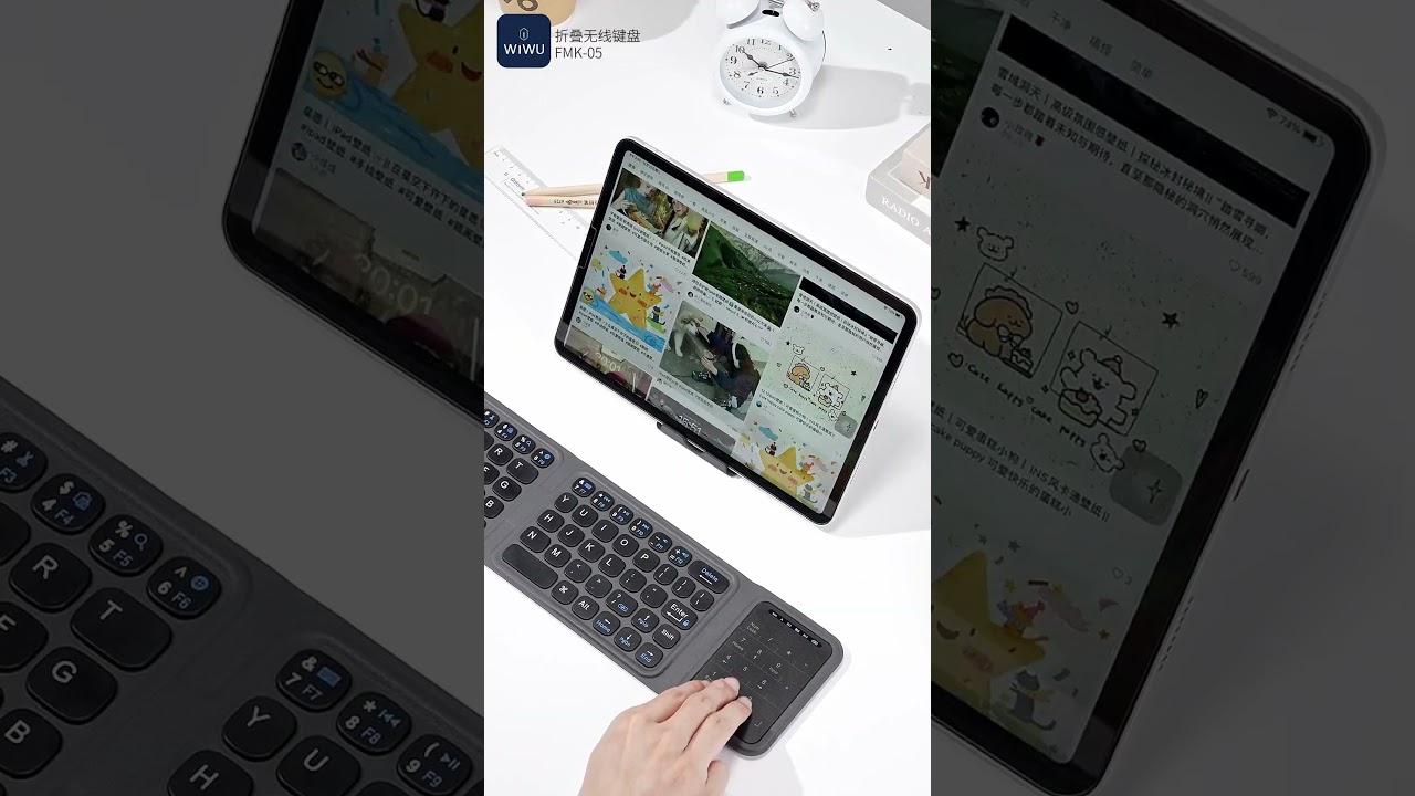 Wiwu Fmk-05 Portable Foldable Wireless Keyboard