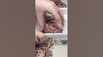 Kaleidoscope soap cleaning the sharp edges using a soap router beveling tool round bars #soapmaking