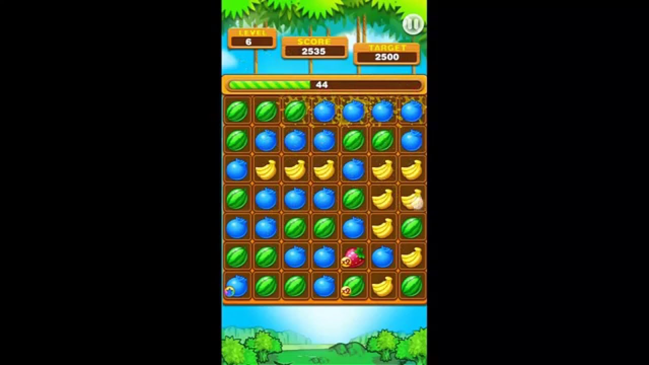 Follow the trick for Fruit Splash Game