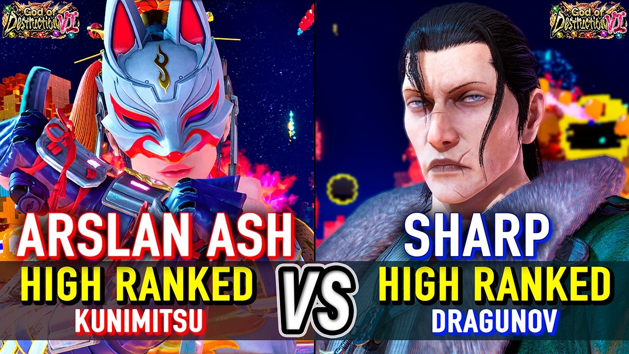 T8 🔥 ARSLAN ASH (Kunimitsu) vs SHARP (Dragunov) 🔥 Tekken 8 High