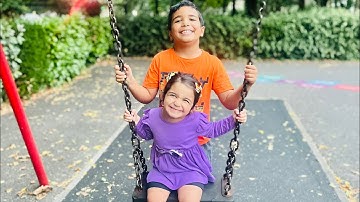 #یک روز خوب داخل پارک-the best day with my sister👧🏻- gaming #funforkids #babygirl #park #kids