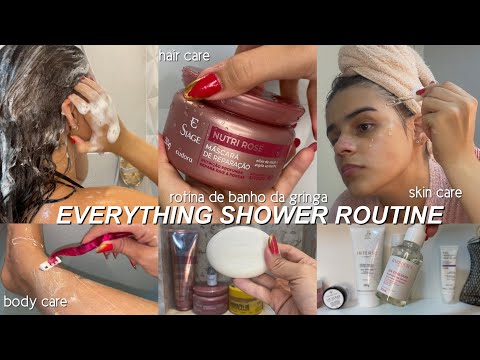 MY EVERYTHING SHOWER ROUTINE 2023| Rotina de banho completo🛀🚿