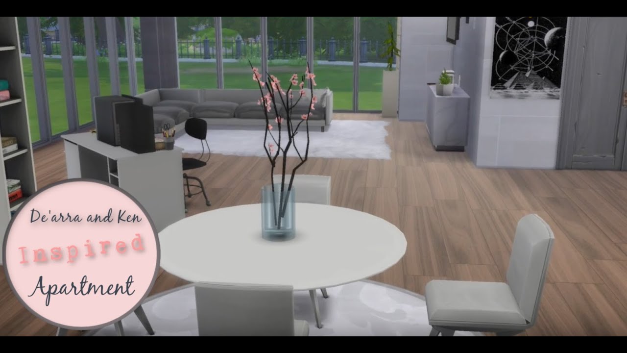 De'arra and Ken DK4l Inspired Apartment Build The Sims 4 Reupload