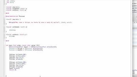 Tutorial Objective C - 07 - Criando mais de um Objeto (Em Português).mov