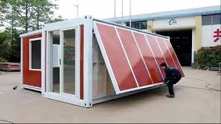 China Expandable container house 10 minutes one house!