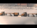 Snow-clearing at Arlanda Airport