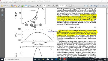 Metamorphism PTt paths I