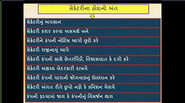 PART-5  STD 11 - s.p.c.c - ch-2 S.P. કંપની સેક્રેટરી