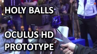 Oculus HD with Head Tracking was on Display in the Intel Booth... AWESOME - CES 2014