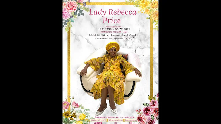 Rebecca Price Funeral