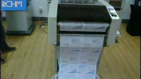 Small Continuous Form Burster Folder For Form sheeting and folding