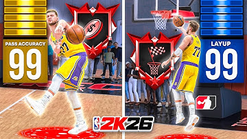LUKA DONCIC BUILD + 99 LAYUP & 99 PASS ACCURACY is OVERPOWERED (NBA 2K26)