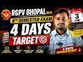 4 Days Target 🎯 For RGPV 8th Semester Exam 3 June
