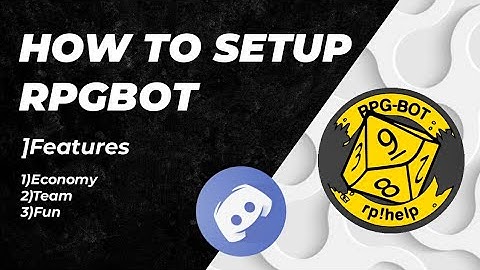 How to setup RPGBot discord very easily on your smartphone Android/ios | Economy | part 1