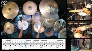 Jump - Van Halen / Drum Cover By CYC ( @cycdrumusic ) score & sheet music