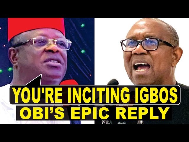 Peter Obi Replies Umahi In An Epic Rebuttal That He Won't Descend To His Level Of Ethnic Politics class=