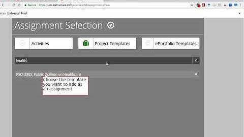 Adding a Foliotek Assignment in Canvas