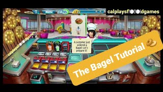 Bubble Valley Doughnuts Level 20 - Cooking Fever The Bagel Tutorial